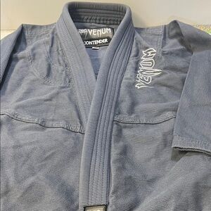 Venum Contender Brazilian Jiu-Jitsu Gi Size C1 Youth Gray Jacket Only BJJ